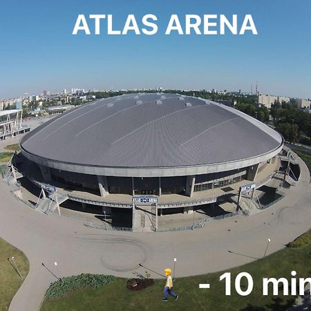 Scandinavian Zoo Atlas Arena Retkinia District Parking Łódź Exterior foto